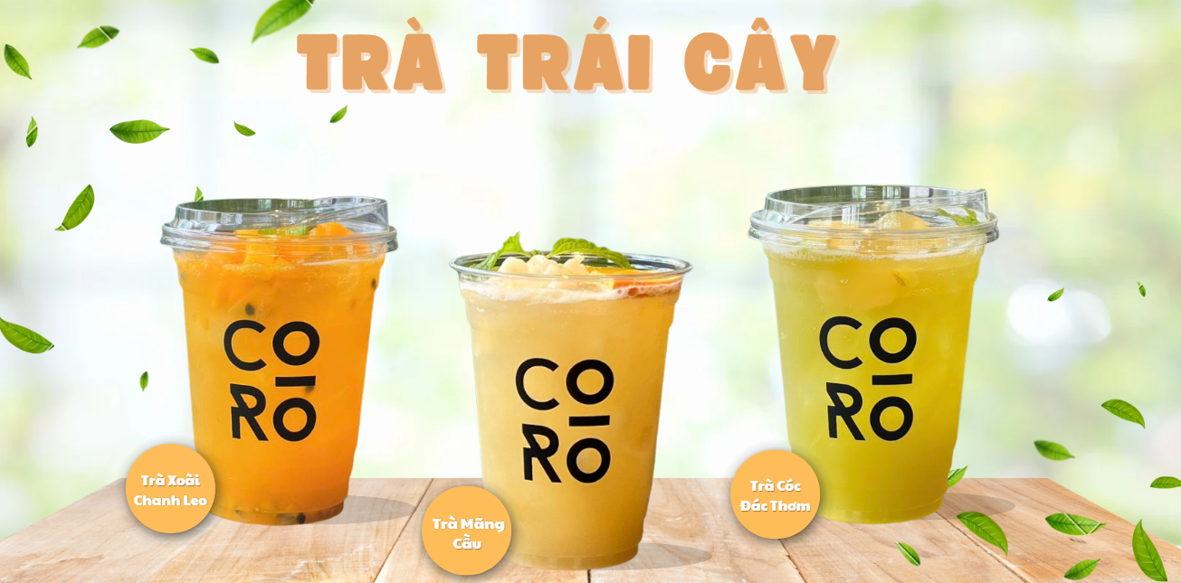 Trà trái cây_Coro Coffee