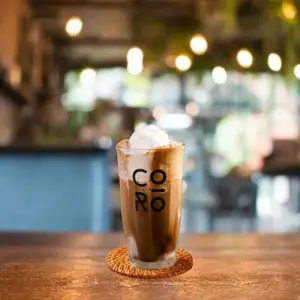 Cà phê kem dừa